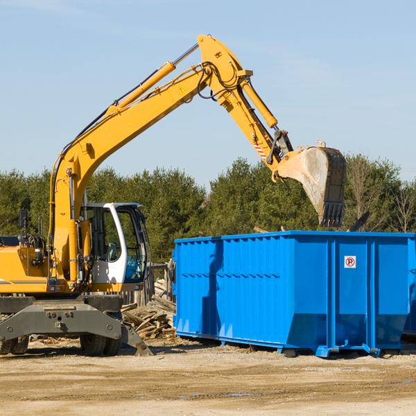 what size residential dumpster rentals are available in Benld